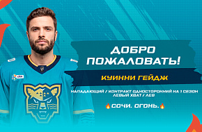 Гейдж Куинни подписал контракт с «Сочи»